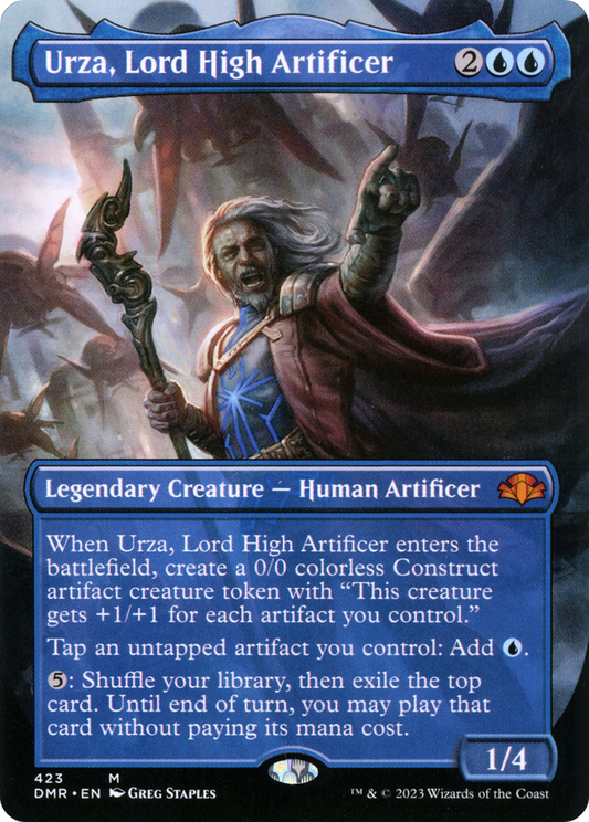Urza, Lord High Artificer MTG proxy card