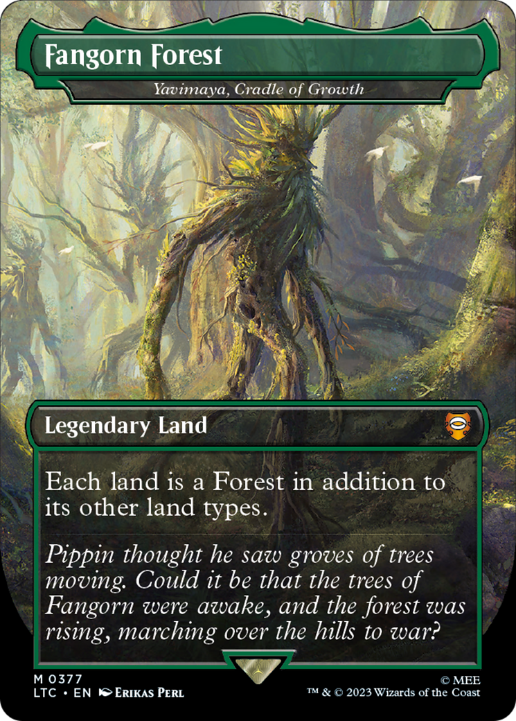 Yavimaya, Cradle of Growth “Fangorn Forest” MTG proxy card