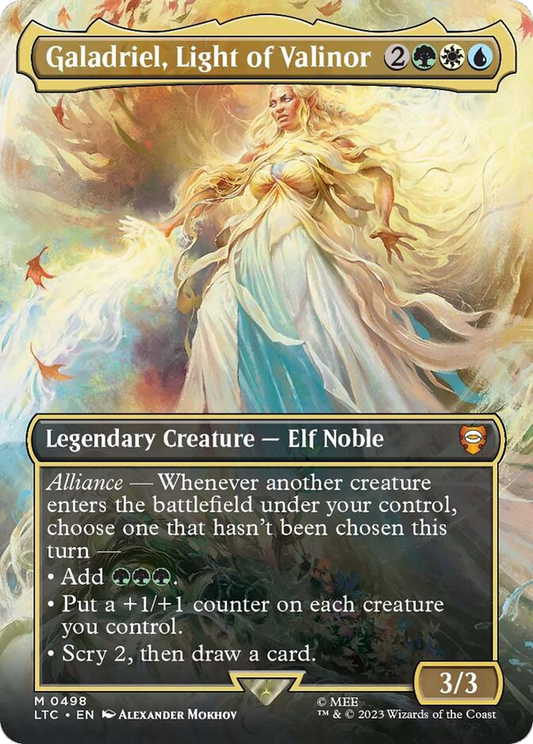 Galadriel, Light of Valinor MTG proxy card