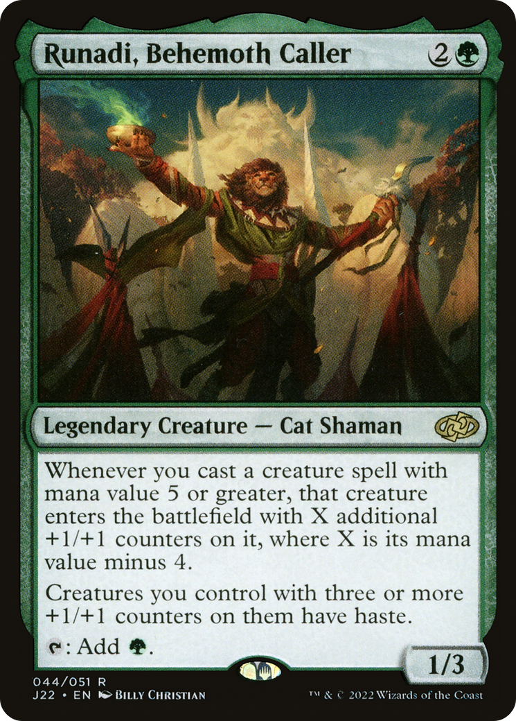 Runadi, Behemoth Caller MTG proxy card