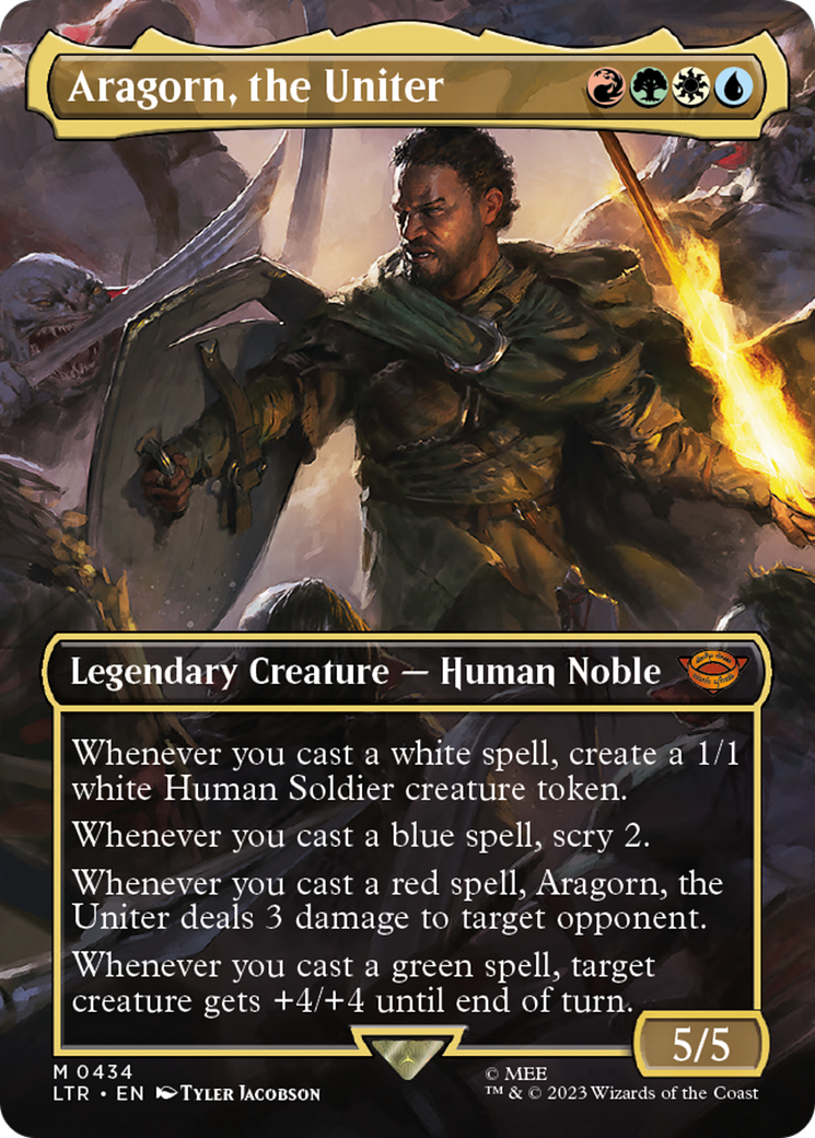 Aragorn, the Uniter MTG proxy card