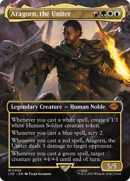 Aragorn, the Uniter MTG proxy card
