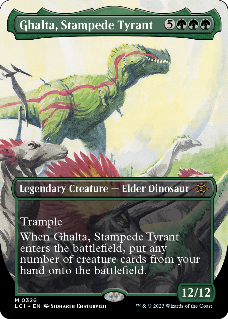 Ghalta, Stampede Tyrant MTG proxy card