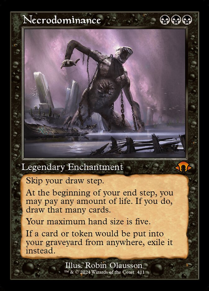 Necrodominance MTG proxy card