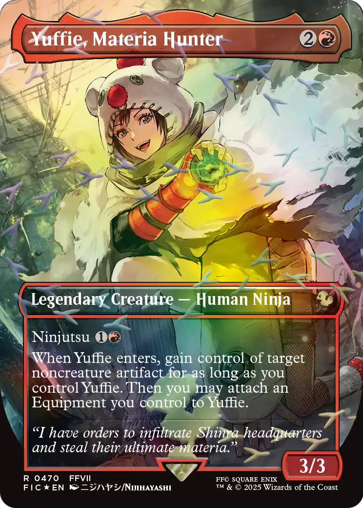 Yuffie, Materia Hunter MTG proxy card