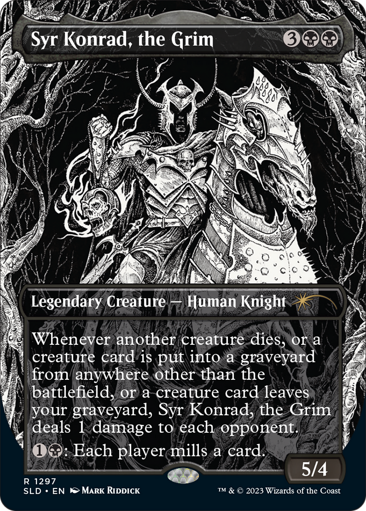 Syr Konrad, the Grim MTG proxy card