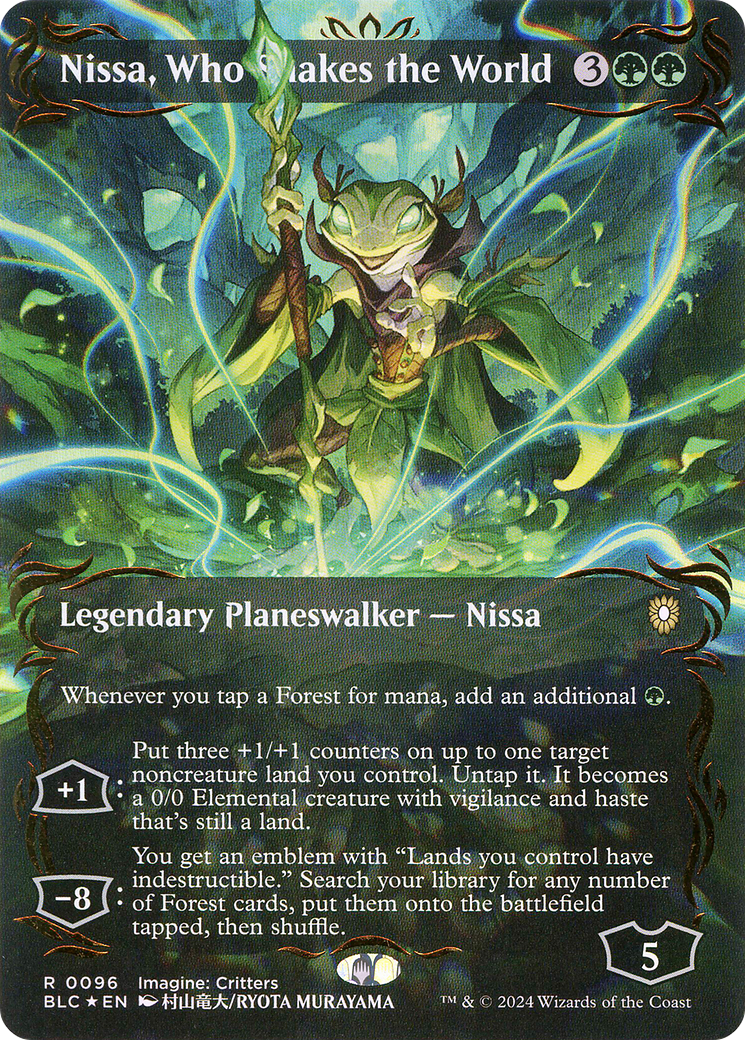 Nissa, Who Shakes the World MTG proxy card