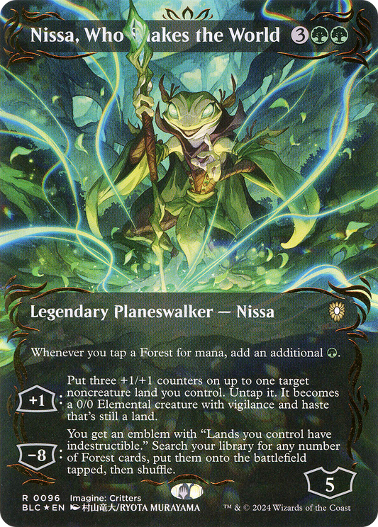 Nissa, Who Shakes the World MTG proxy card