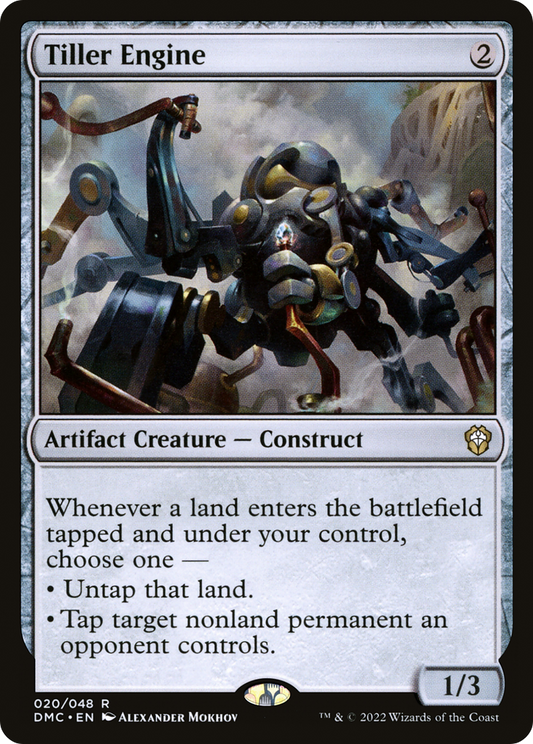 Tiller Engine MTG proxy card