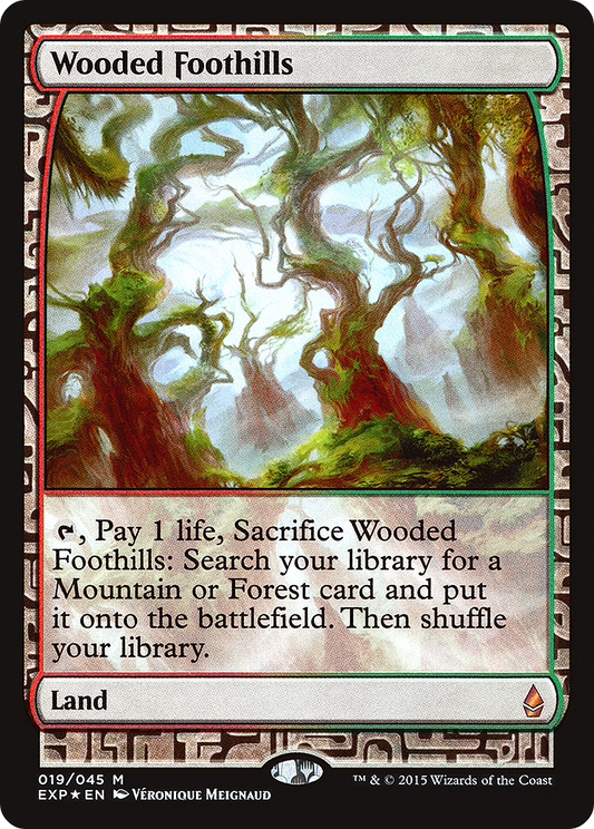 Wooded Foothills MTG proxy card