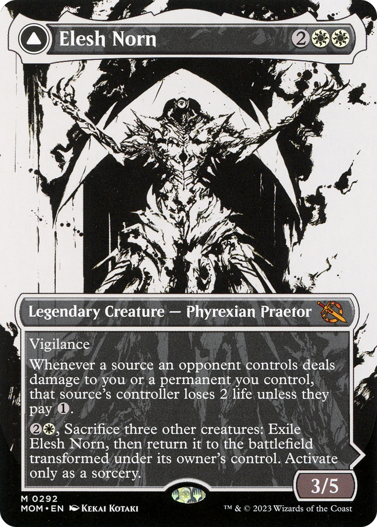 Elesh Norn // The Argent Etchings MTG proxy card