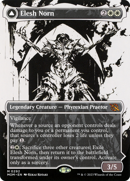 Elesh Norn // The Argent Etchings MTG proxy card