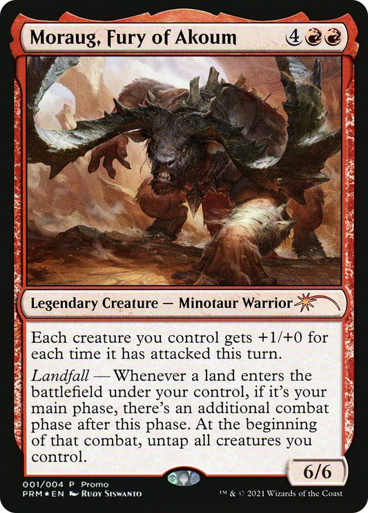 Moraug, Fury of Akoum MTG proxy card