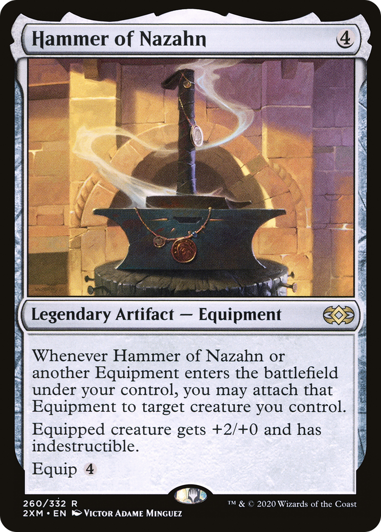 Hammer of Nazahn MTG proxy card