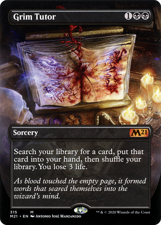 Grim Tutor MTG proxy card