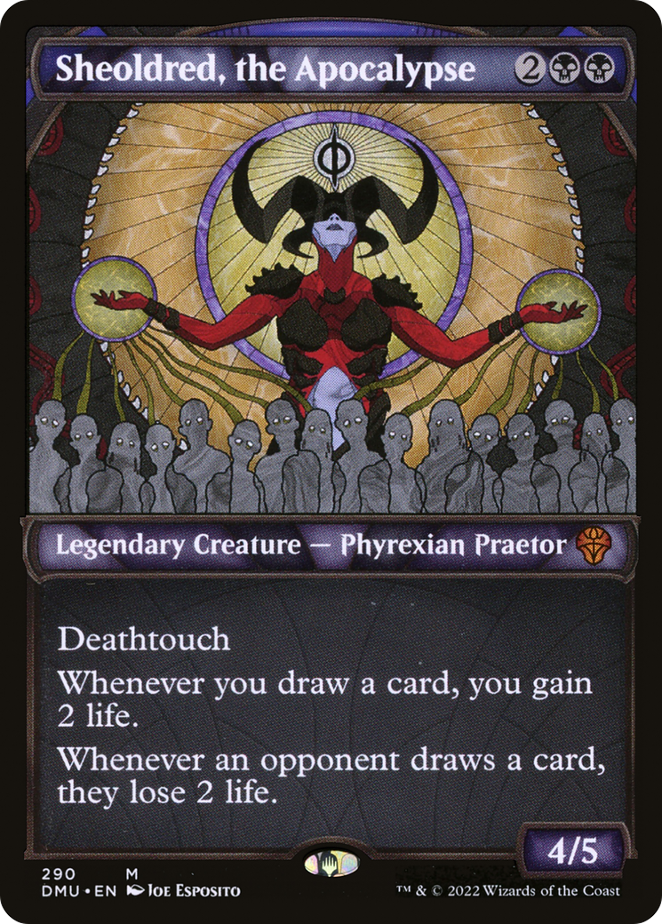 Sheoldred, the Apocalypse MTG proxy card