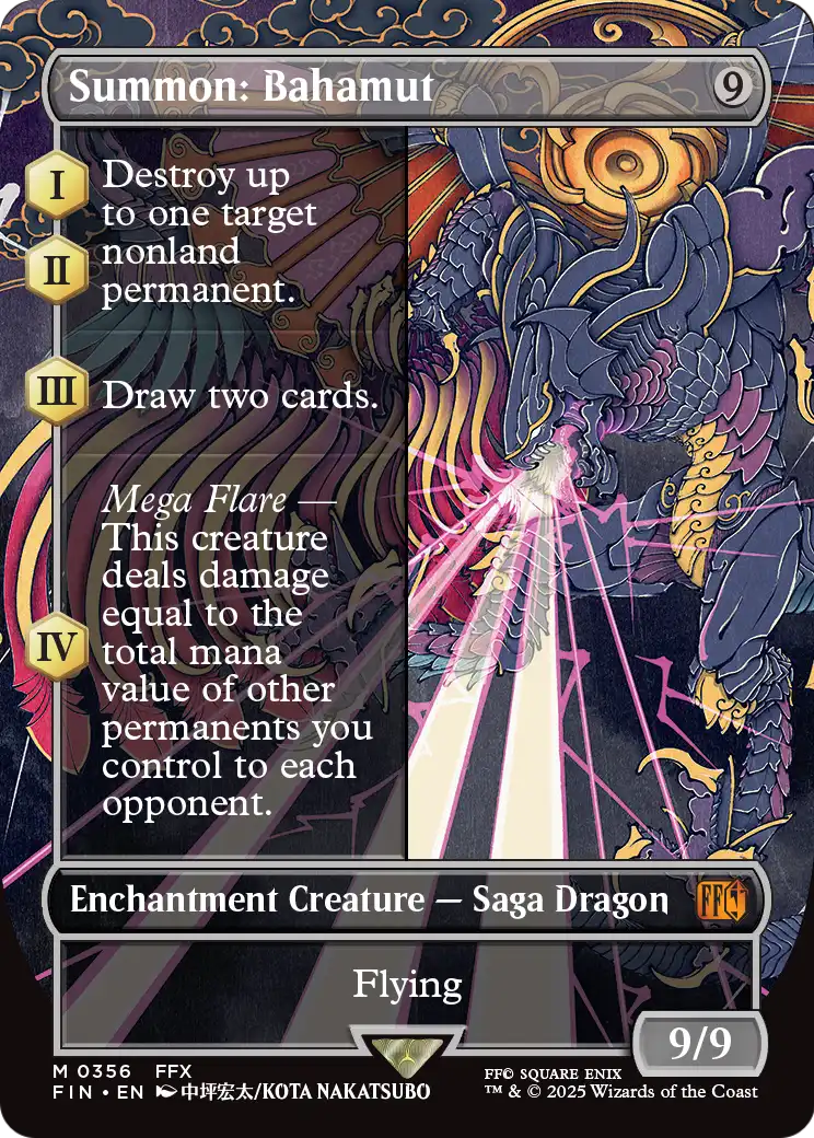 Summon: Bahamut MTG proxy card