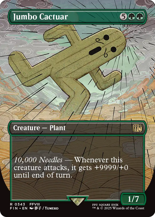 Jumbo Cactuar MTG proxy card