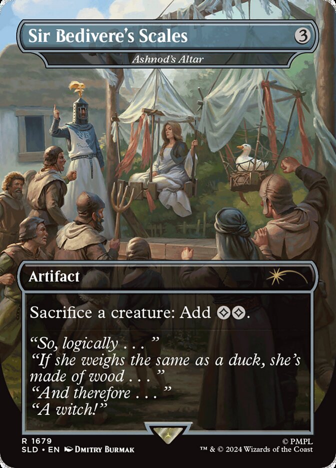 Ashnod's Altar “Sir Bedivere's Scales” MTG proxy card