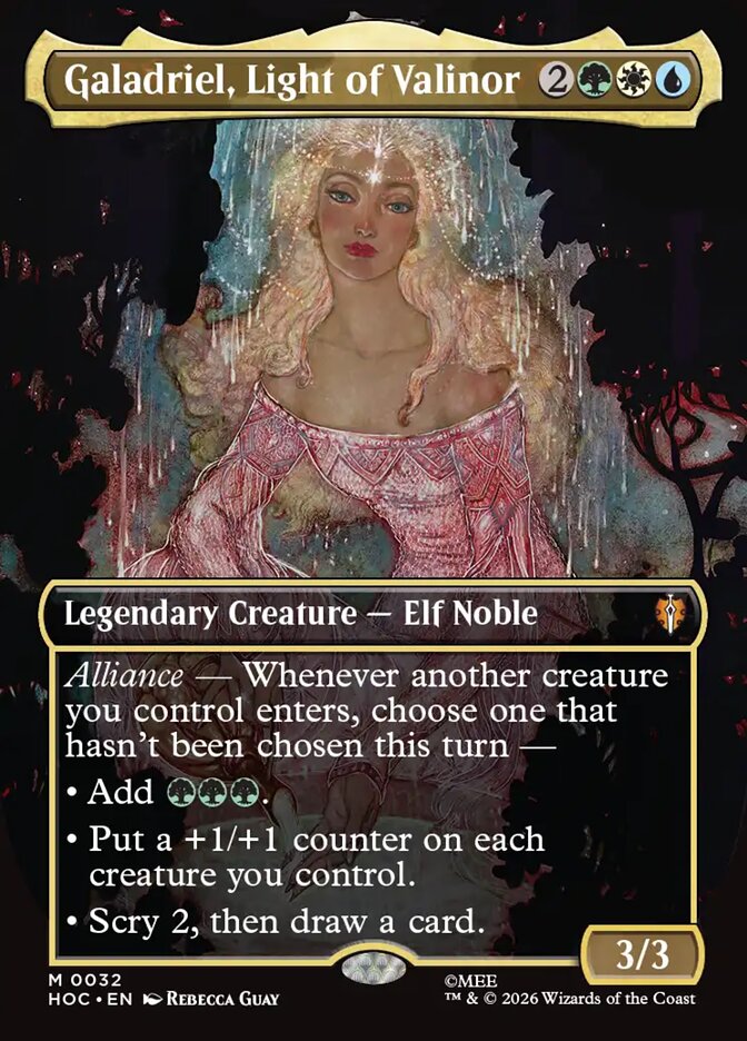 Galadriel, Light of Valinor MTG proxy card