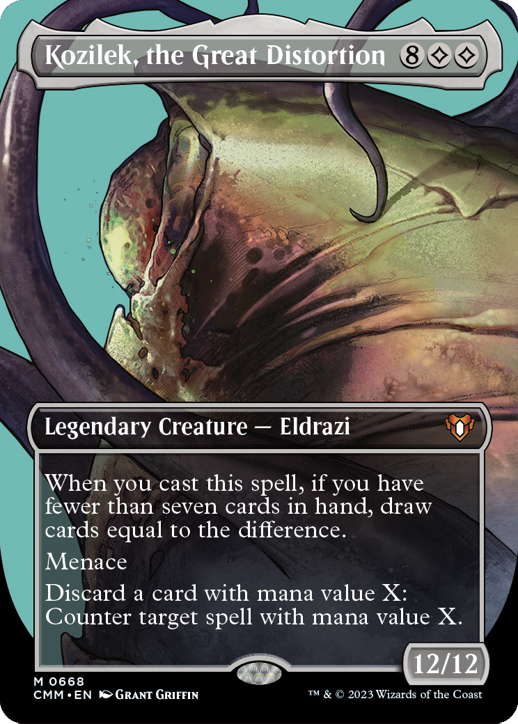Kozilek, the Great Distortion MTG proxy card