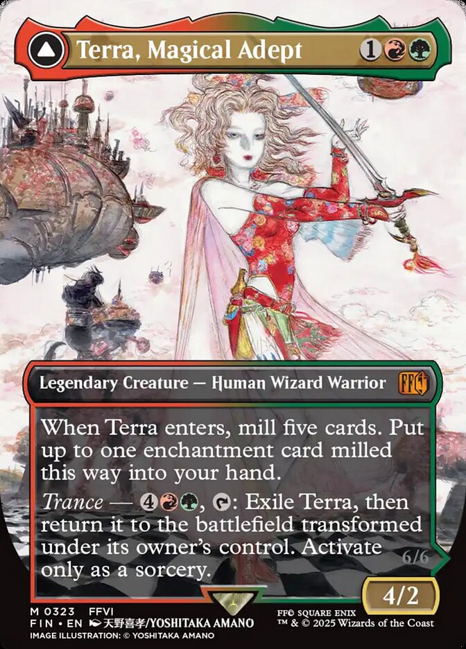 Terra, Magical Adept // Esper Terra - Final Fantasy – MTG Proxy Card