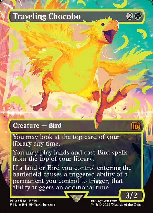 Traveling Chocobo - Final Fantasy (Foil) – MTG Proxy Card