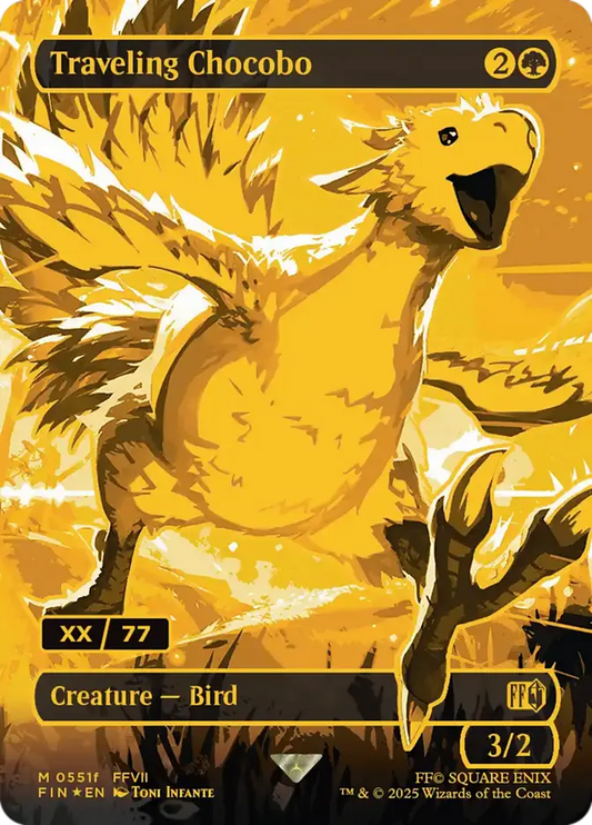 Traveling Chocobo - Final Fantasy (Foil) #551f