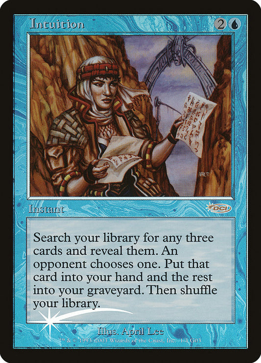 Intuition - Judge Gift Cards 2003 (Foil) – MTG Proxy Card