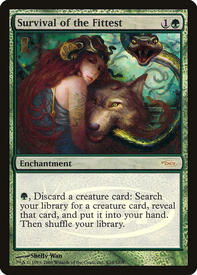 Survival of the Fittest - Judge Gift Cards 2009 (Foil) – MTG Proxy Card