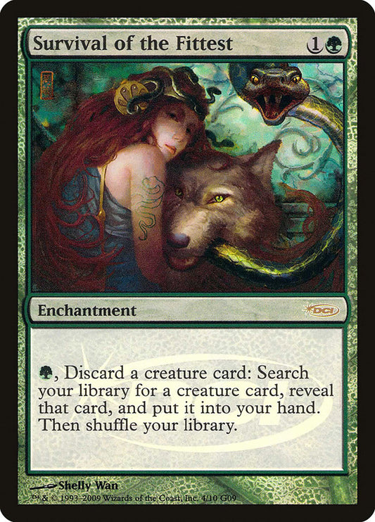 Survival of the Fittest - Judge Gift Cards 2009 (Foil) – MTG Proxy Card