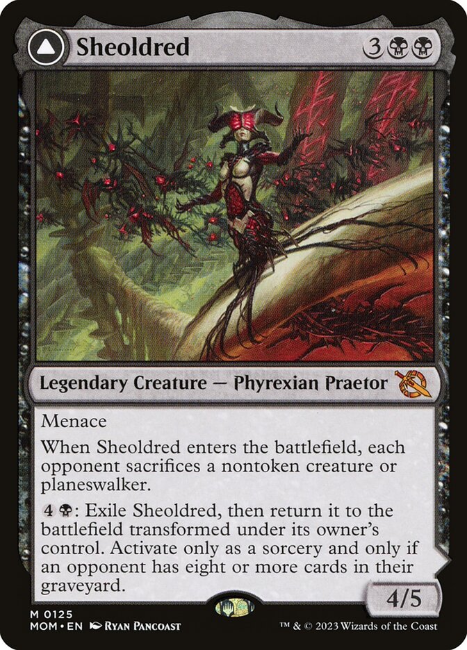 Sheoldred // The True Scriptures - March of the Machine (Foil) – MTG Proxy Card