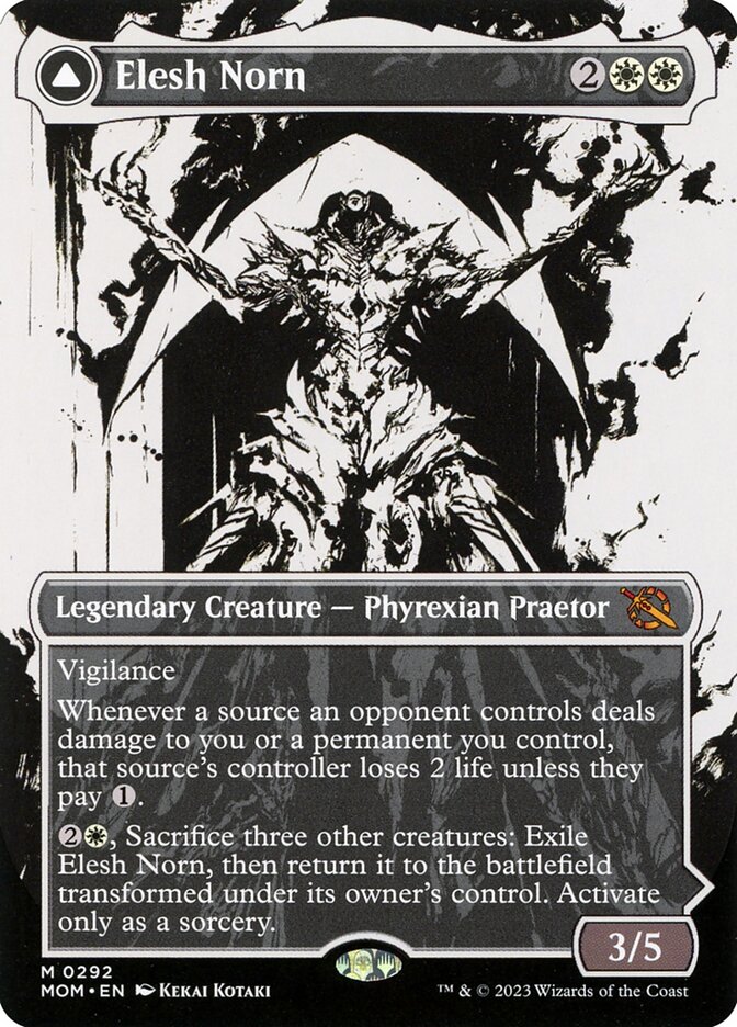 Elesh Norn // The Argent Etchings - March of the Machine – MTG Proxy Card