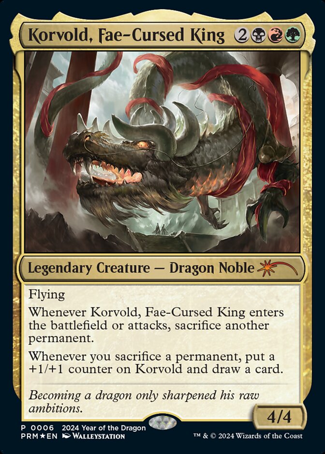 Korvold, Fae-Cursed King - Year of the Dragon 2024 (Foil) – MTG Proxy Card