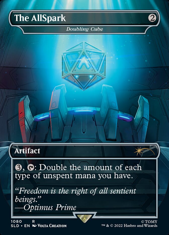 The AllSpark // Doubling Cube // The AllSpark // Doubling Cube - Secret Lair Drop (Foil) – MTG Proxy Card