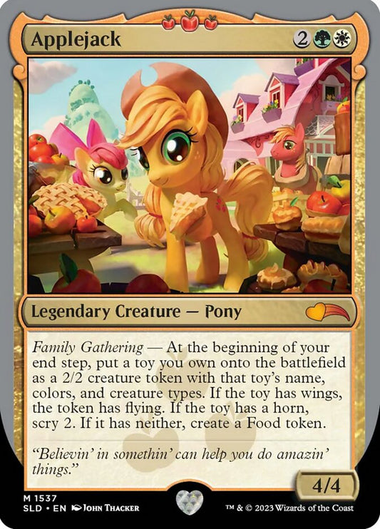Applejack - Secret Lair Drop (Foil) – MTG Proxy Card