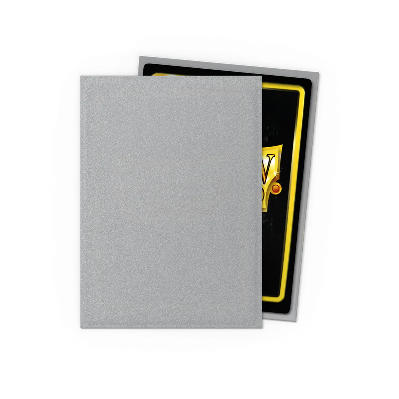 Dragon Shield Matte Silver Sleeves – 100 Standard Size Card Sleeves