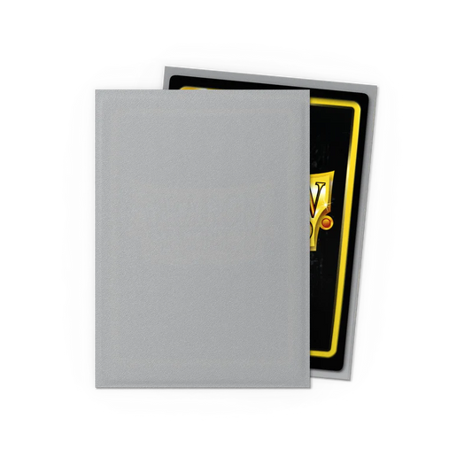 Dragon Shield Matte Silver Sleeves – 100 Standard Size Card Sleeves