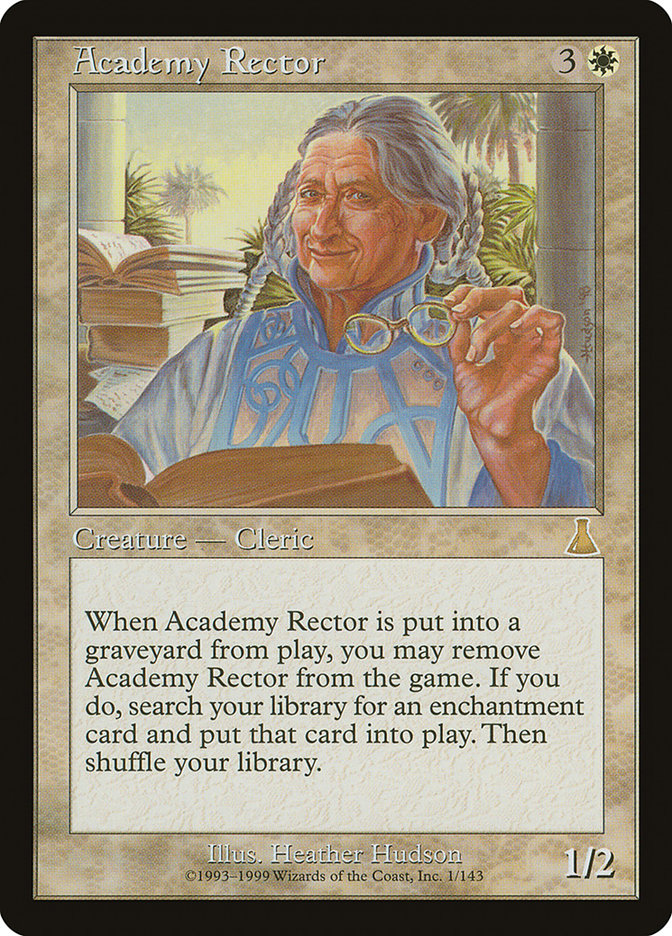 Academy Rector - Urza's Destiny – MTG Proxy Card
