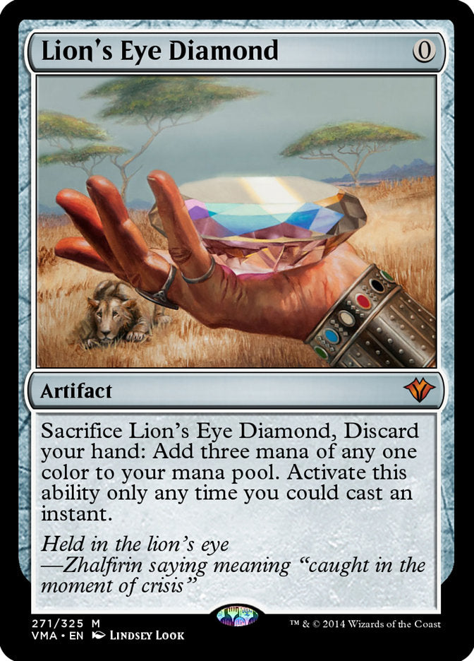 Lion's Eye Diamond - Vintage Masters – MTG Proxy Card