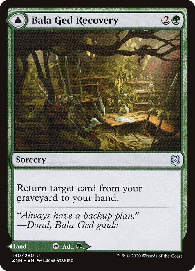 Bala Ged Recovery // Bala Ged Sanctuary - Zendikar Rising – MTG Proxy Card