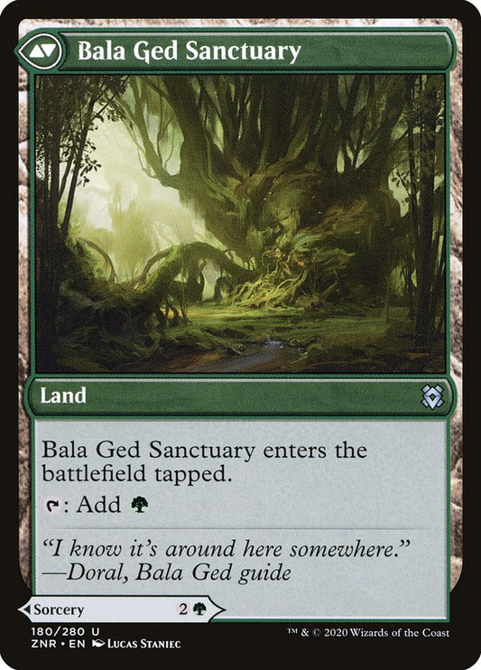 Bala Ged Recovery // Bala Ged Sanctuary - Zendikar Rising – MTG Proxy Card