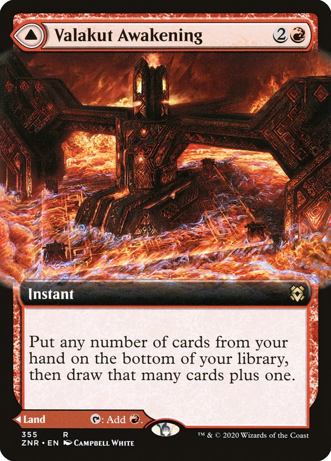 Valakut Awakening // Valakut Stoneforge - Zendikar Rising – MTG Proxy Card